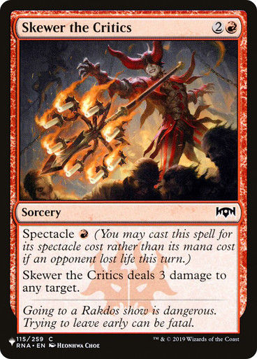 Skewer the Critics (PLST) (RNA-115)