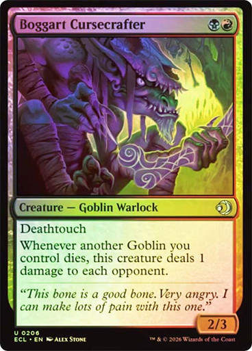 Boggart Cursecrafter (ECL) (206) / Foil