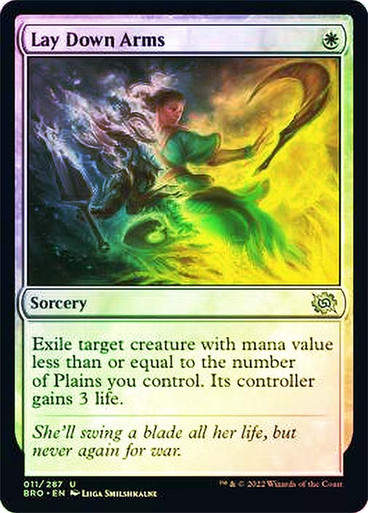 Lay Down Arms (BRO) / Foil