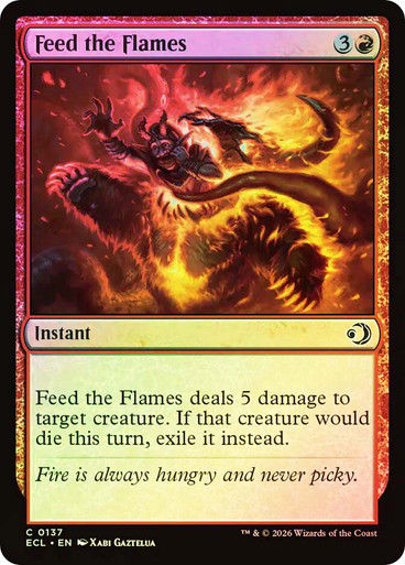 Feed the Flames (ECL) (137) / Foil
