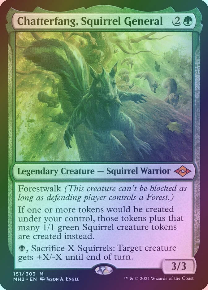 Chatterfang, Squirrel General (MH2) (151) / Foil