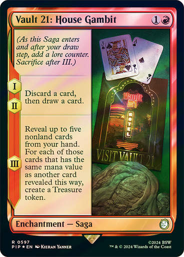 Vault 21: House Gambit (pip) (597) / Surge Foil