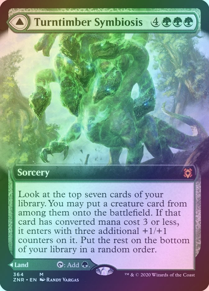 Turntimber Symbiosis // Turntimber, Serpentine Wood (ZNR) (364) / Ext Art / Foil — cara 1 de 2