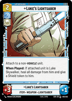 Luke's Lightsaber (SOR_#053/252)