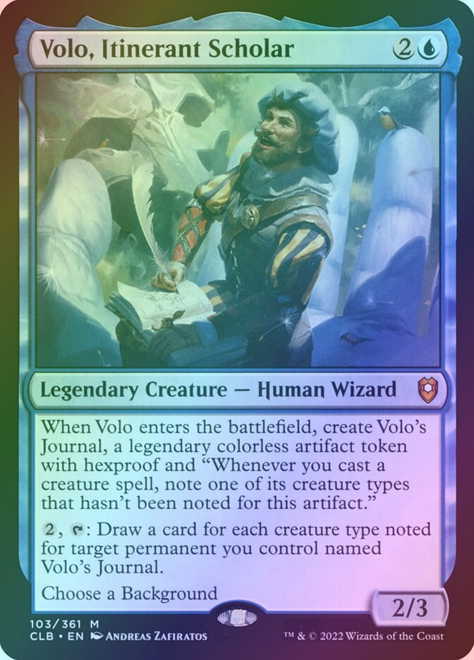Volo, Itinerant Scholar (CLB) (103) / Foil