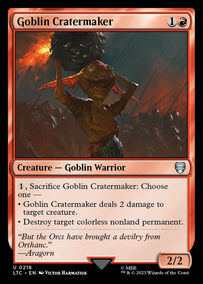 Goblin Cratermaker (LTC) (218)