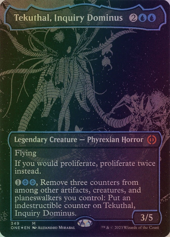 Tekuthal, Inquiry Dominus (ONE) (349) / Borderless / Oil Slick Foil