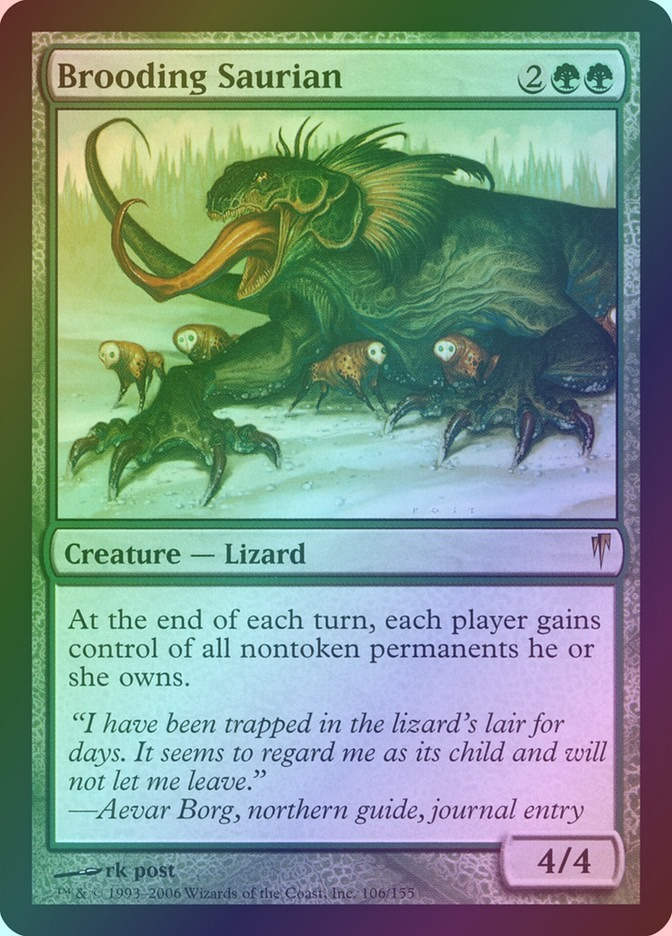 Brooding Saurian (CSP) (106) / Foil