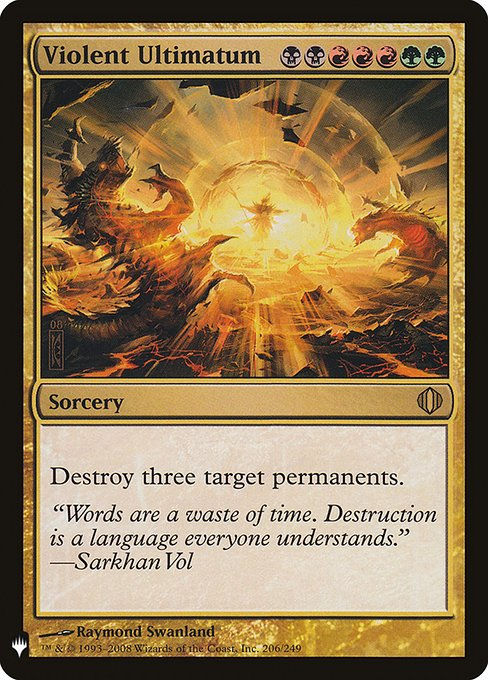Violent Ultimatum (PLST) (ALA-206)