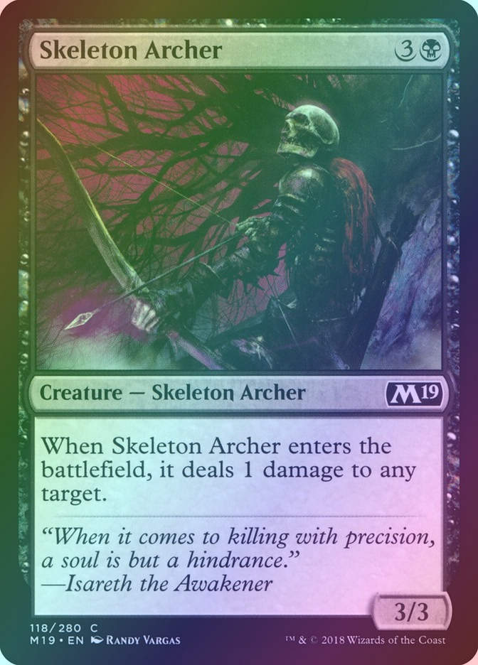 Skeleton Archer (M19) (118) / Foil