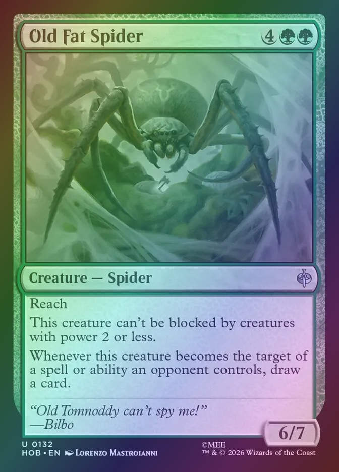 Old Fat Spider (HOB) (132) / Foil