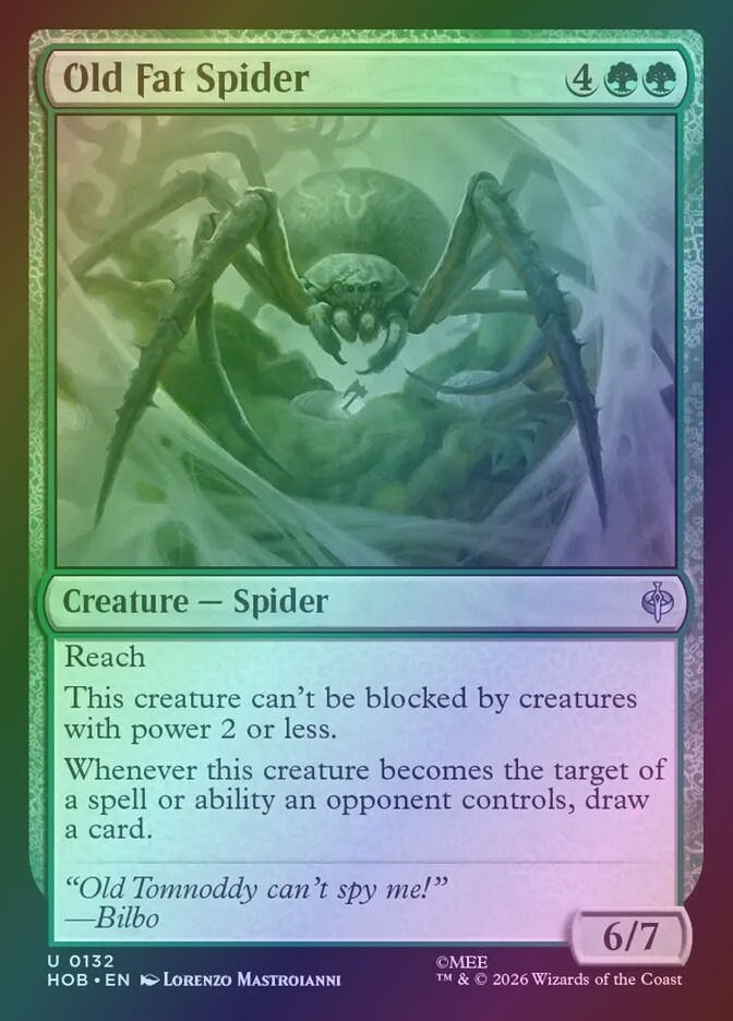 Old Fat Spider (HOB) (132) / Foil