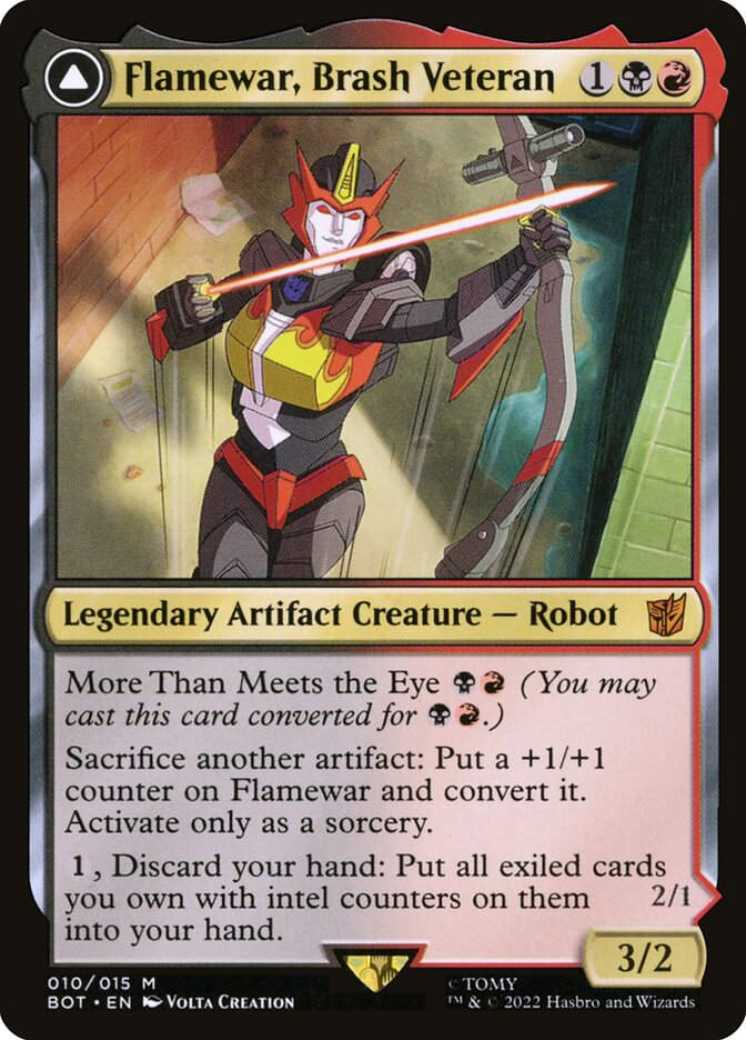 Flamewar, Brash Veteran // Flamewar, Streetwise Operative (BOT) (10)