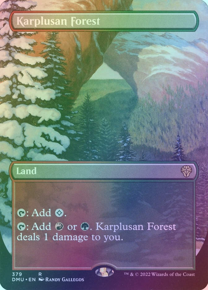 Karplusan Forest (DMU) (379) / Borderless / Foil