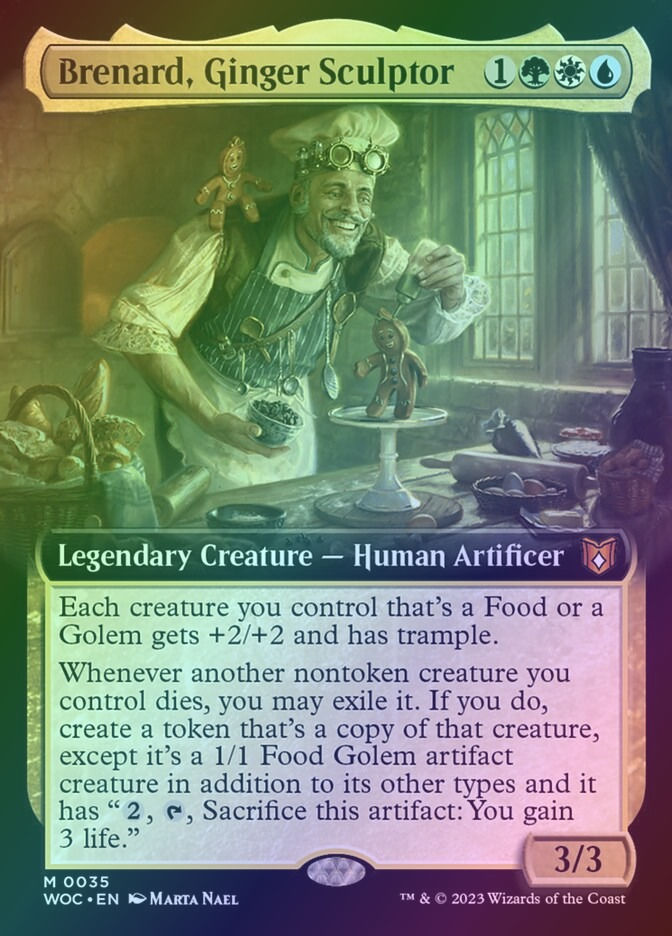 Brenard, Ginger Sculptor (WOC) (35) / Extended Art / Foil