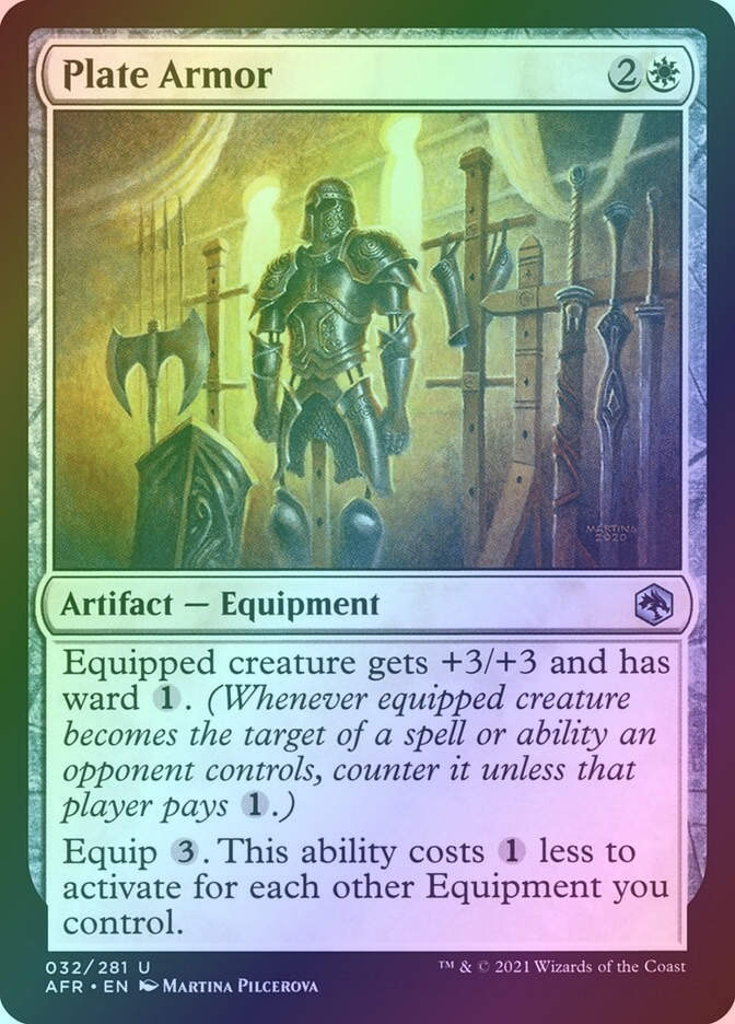 Plate Armor (AFR) (32) / Foil