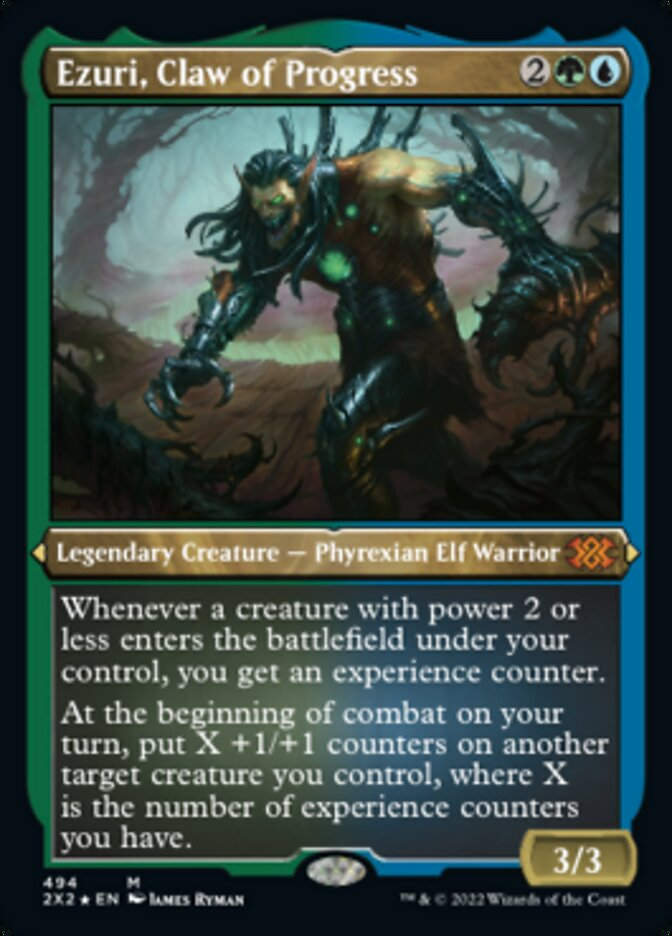 Ezuri, Claw of Progress (2X2) / Etched Foil