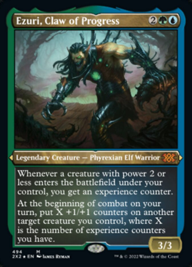 Ezuri, Claw of Progress (2X2) / Etched Foil