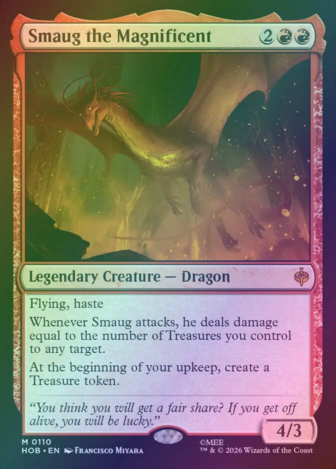 Smaug the Magnificent (HOB) (110) / Foil
