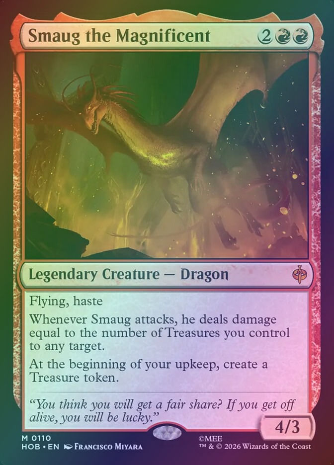 Smaug the Magnificent (HOB) (110) / Foil