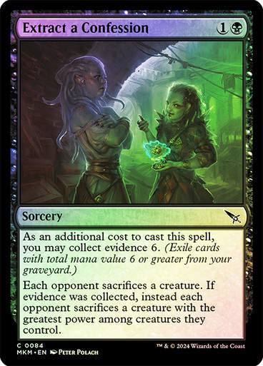 Extract a Confession (mkm) (84) / Foil