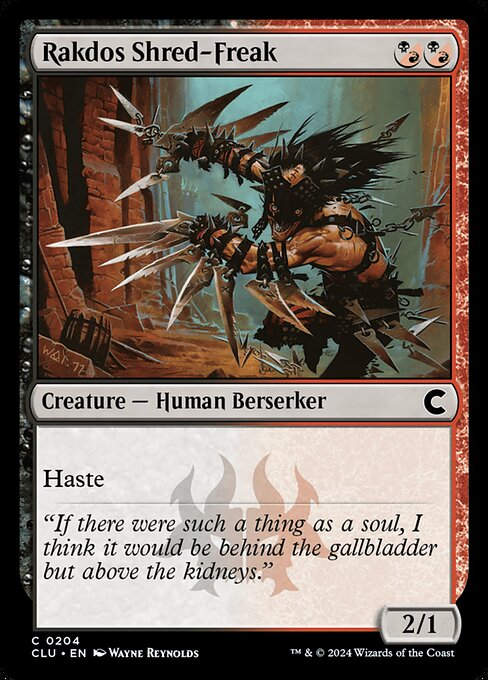 Rakdos Shred-Freak (clu) (204)