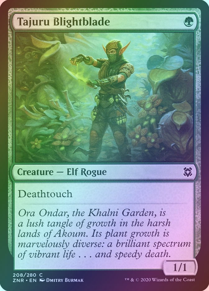 Tajuru Blightblade (ZNR) (208) / Foil