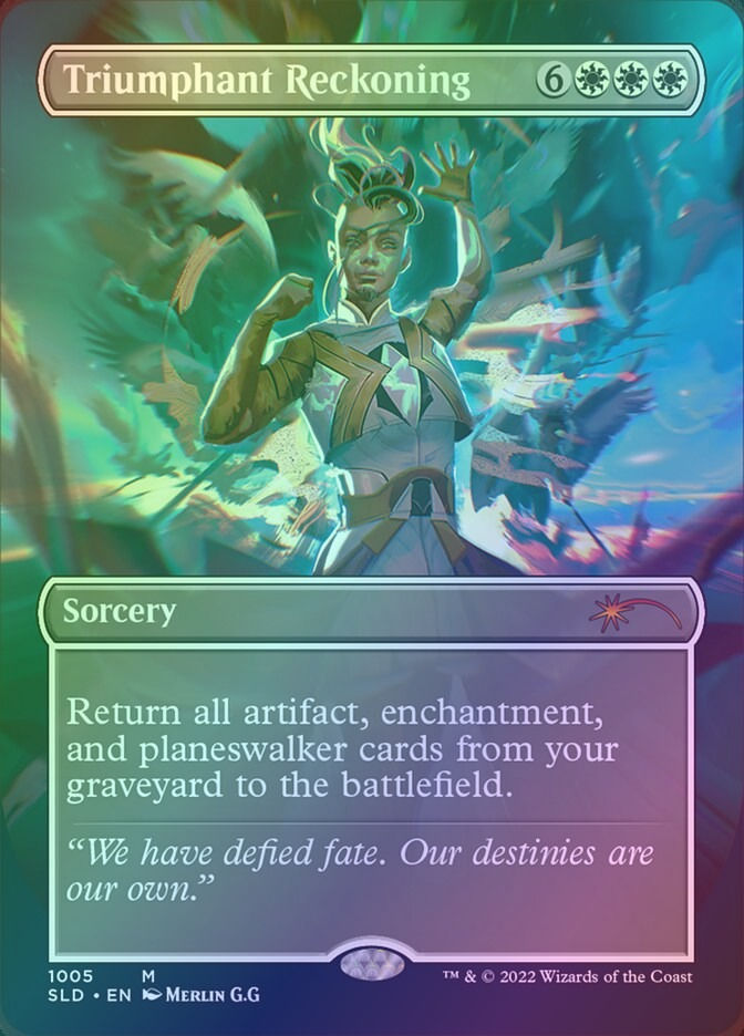 Triumphant Reckoning (SLD) (1005) / Borderless / Foil