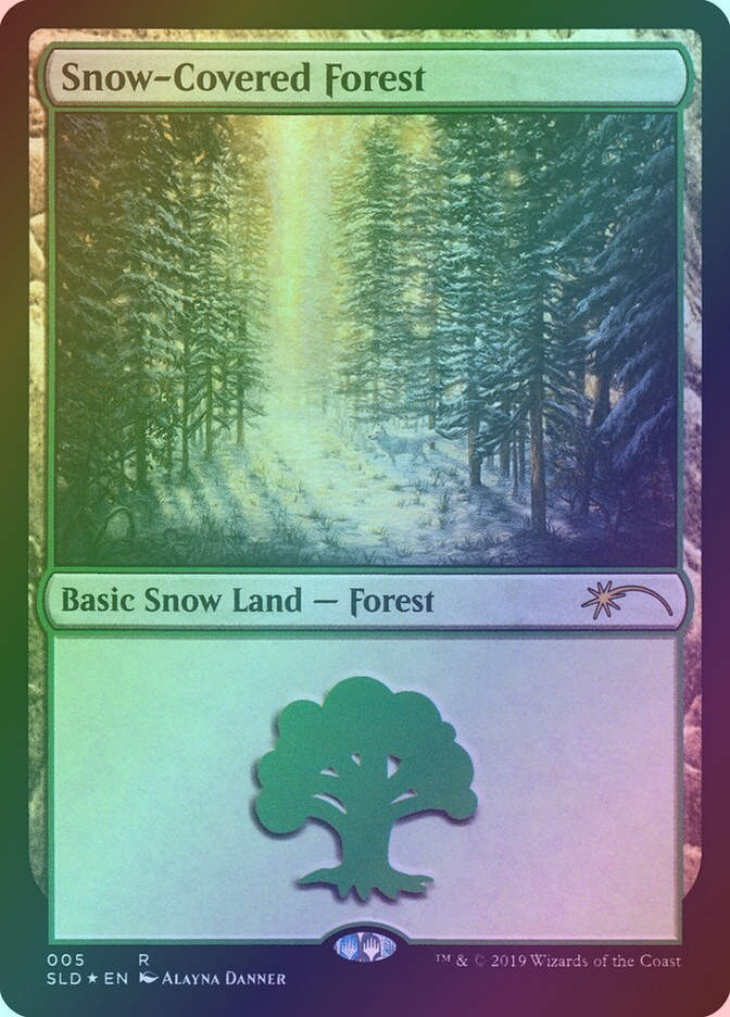 Snow-Covered Forest (SLD) (5) / Foil