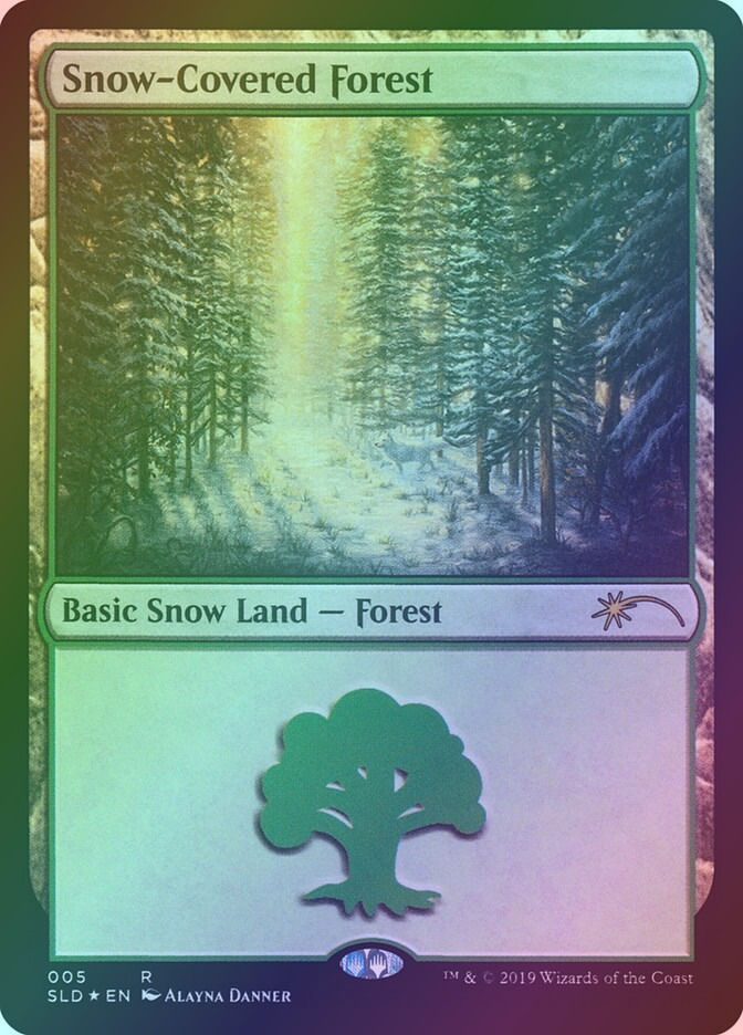 Snow-Covered Forest (SLD) (5) / Foil