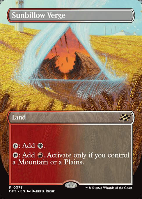 Sunbillow Verge (DFT) (373) / Borderless