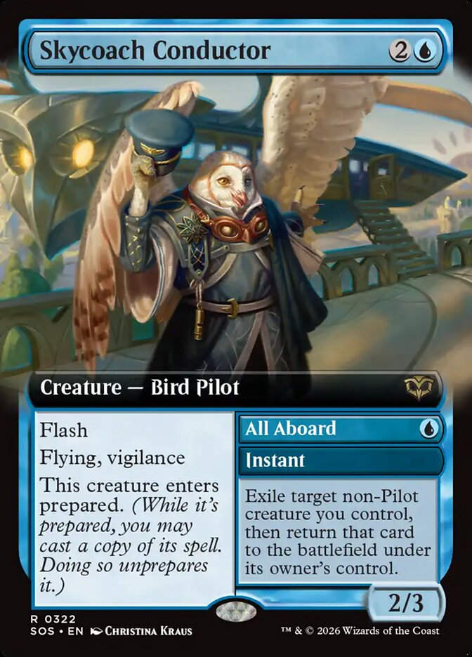 Skycoach Conductor // All Aboard (SOS) (322) / Extended Art