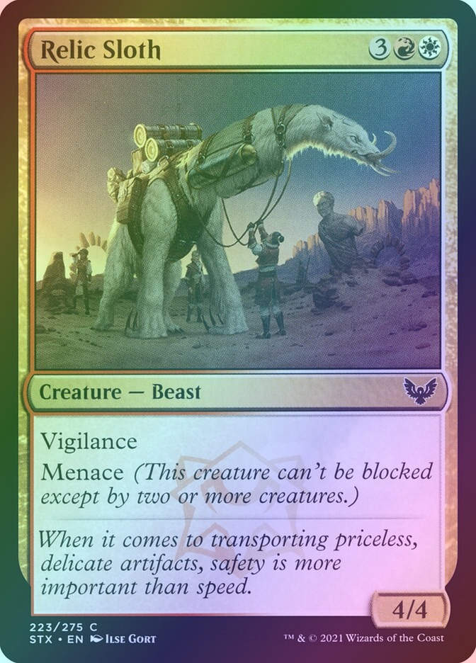 Relic Sloth (STX) (223) / Foil