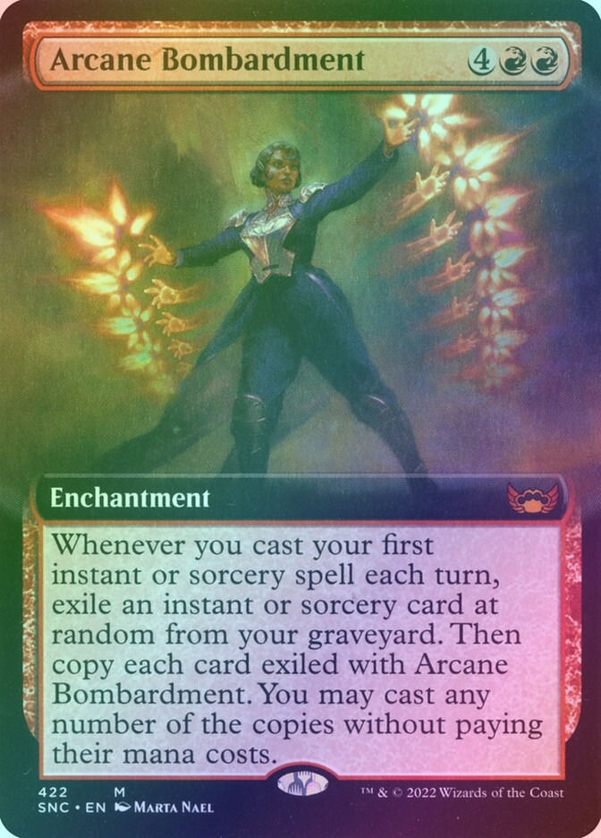 Arcane Bombardment (SNC) (422) / Extended Art / Foil