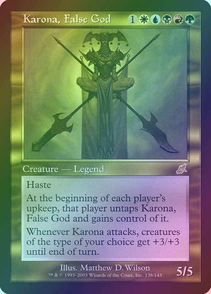 Karona, False God (SCG) (138) / Foil