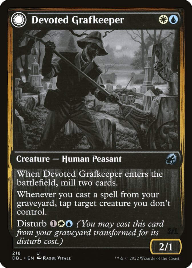 Devoted Grafkeeper // Departed Soulkeeper (DBL) (218)
