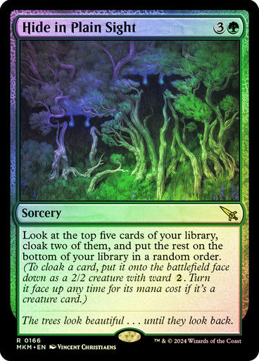 Hide in Plain Sight (mkm) (166) / Foil