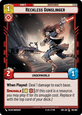 Reckless Gunslinger (SHD_#160/262)