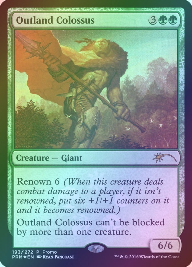 Outland Colossus (PORI) (193★) / Foil
