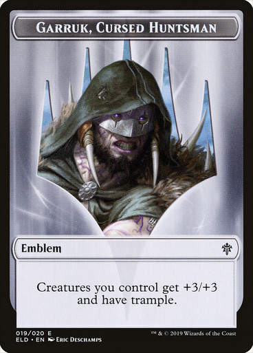 Garruk, Cursed Huntsman Emblem (TELD)