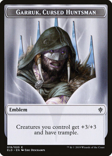 Garruk, Cursed Huntsman Emblem (TELD)