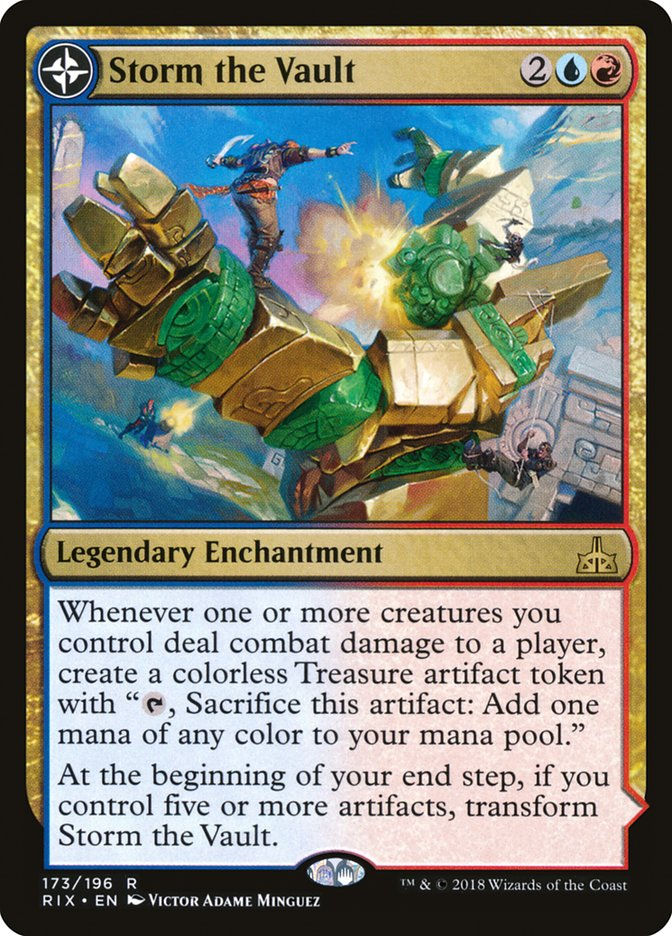 Storm the Vault // Vault of Catlacan (RIX) (173) — cara 1 de 2