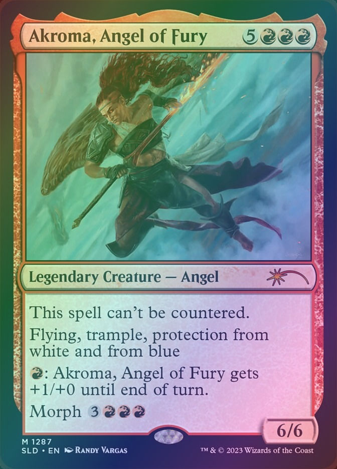 Akroma, Angel of Fury (SLD) (1287) / Foil