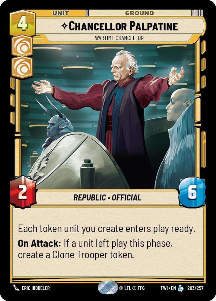 Chancellor Palpatine - Wartime Chancellor (TWI) (203/257)