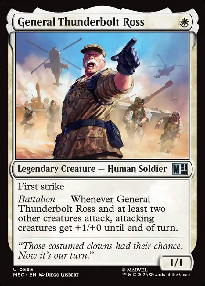 General Thunderbolt Ross (MSC) (595)