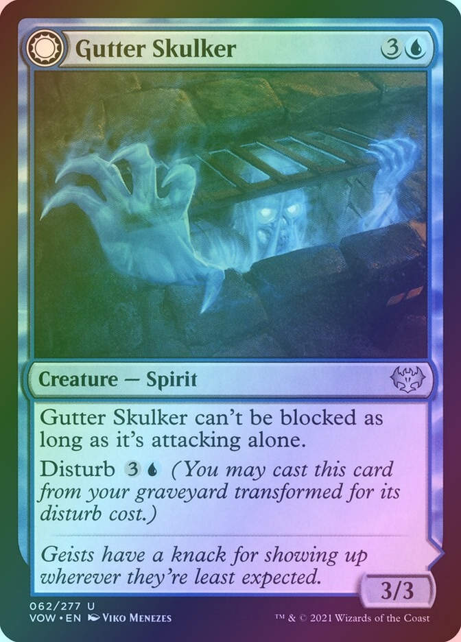 Gutter Skulker // Gutter Shortcut (VOW) (62) / Foil