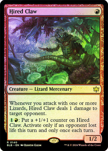 Hired Claw (blb) (140) / Foil