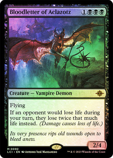 Bloodletter of Aclazotz (lci) / Foil