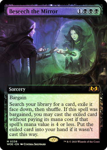 Beseech the Mirror (woe) / Extended Art Foil