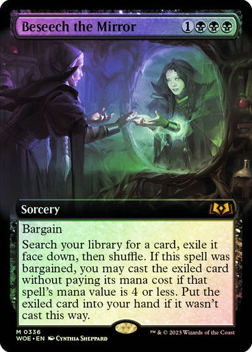 Beseech the Mirror (woe) / Extended Art Foil